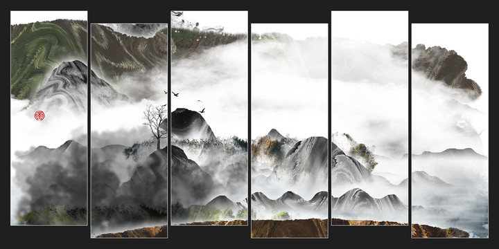 國畫山水