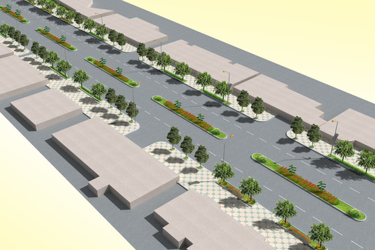 公路綠化圖