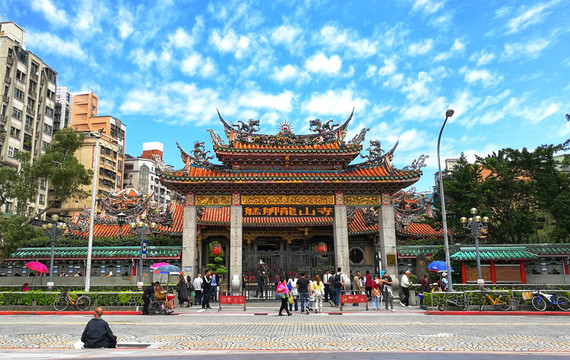 台湾台北艋舺龙山寺