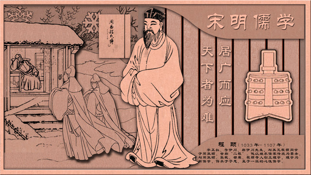 宋明儒學(xué)儒家文化浮雕
