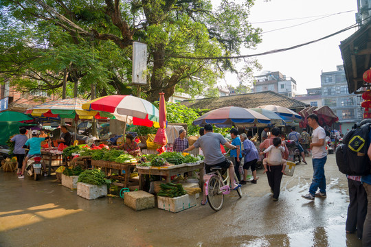 农村菜市场