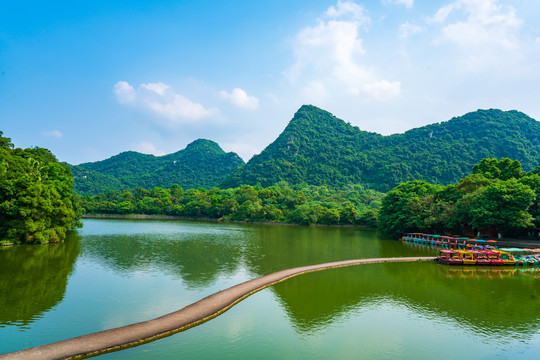 柳州大龙潭公园山水风景