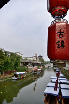 三河古镇水景