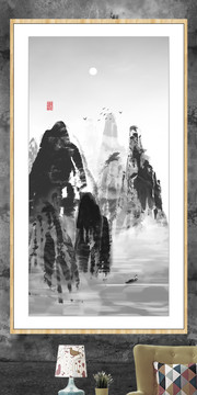 線條紋理飾畫