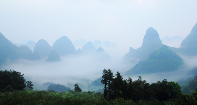 大岭头早晨