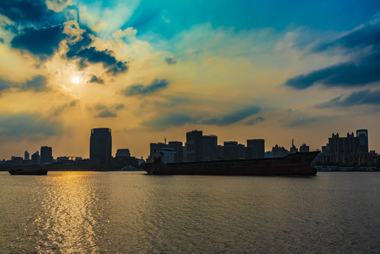 上海黄浦江风景