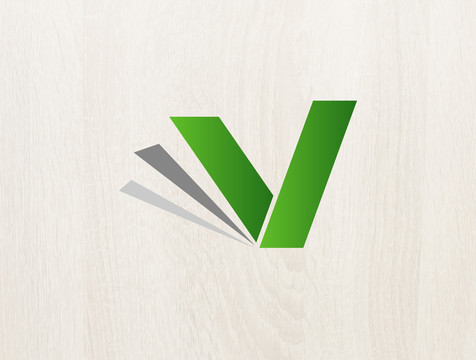 logo标志商标字体设计V