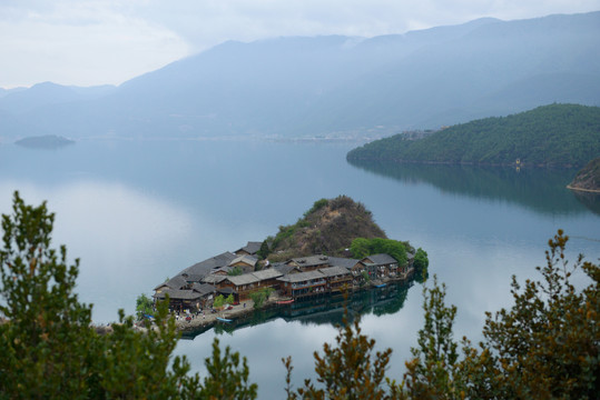 泸沽湖里格半岛