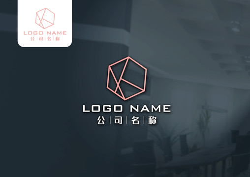 K抽象logo