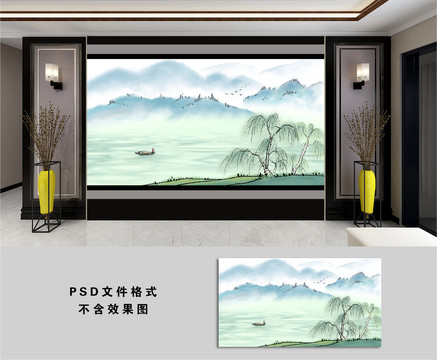 國(guó)畫(huà)水墨山水