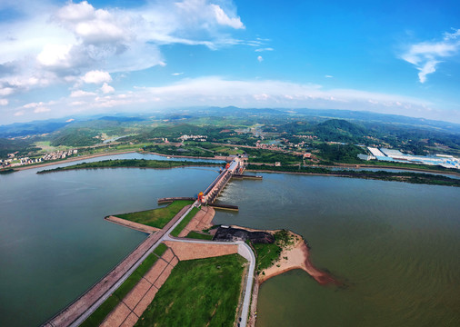 飞来峡水利枢纽