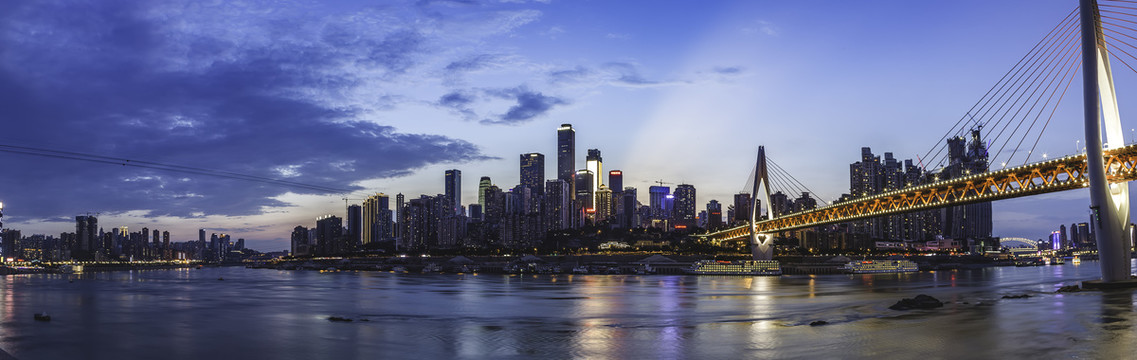 重庆夜景之渝中半岛夜景