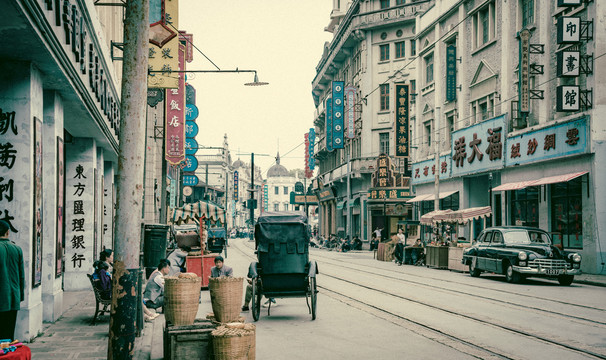 老上海怀旧照片