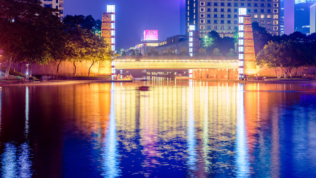 佛山千灯湖夜景