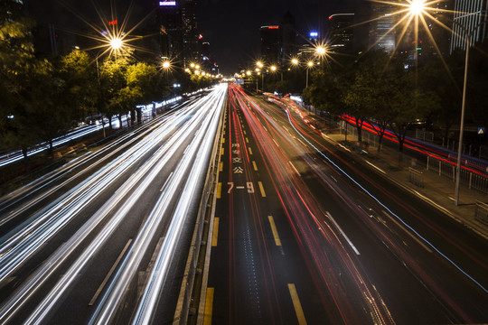 城市公路夜景