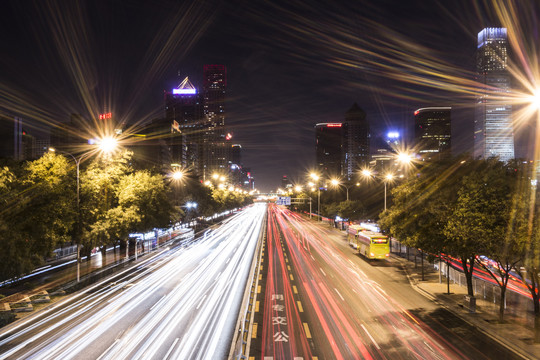 高速公路夜景