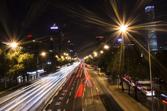 高速公路夜景