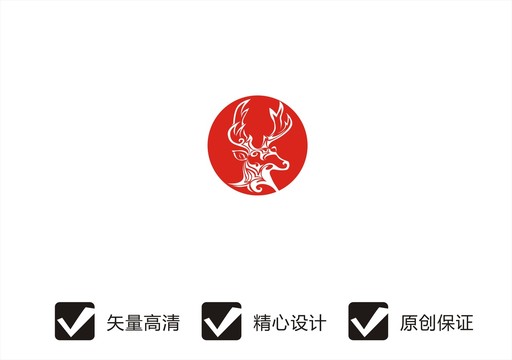 鹿LOGO