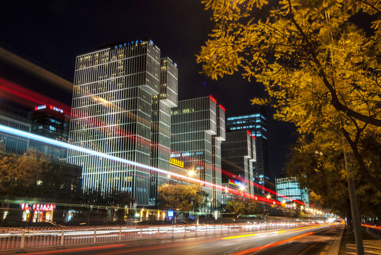 万达广场夜景