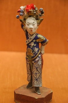 京剧人物雕像
