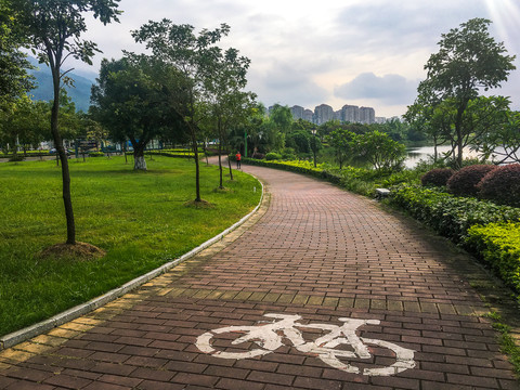 肇庆波海湖绿道休闲道