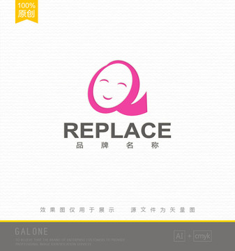 a字母logo女人logo