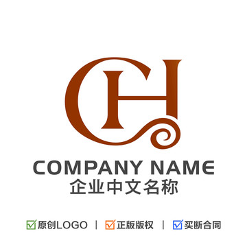 字母CH組合標(biāo)志