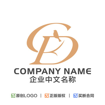 字母CD組合標志