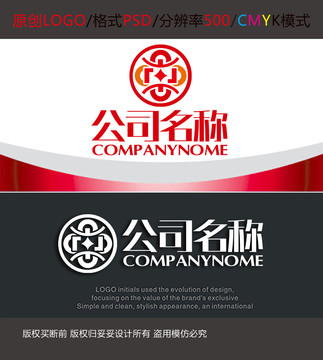 金融管理咨询字母logo设计