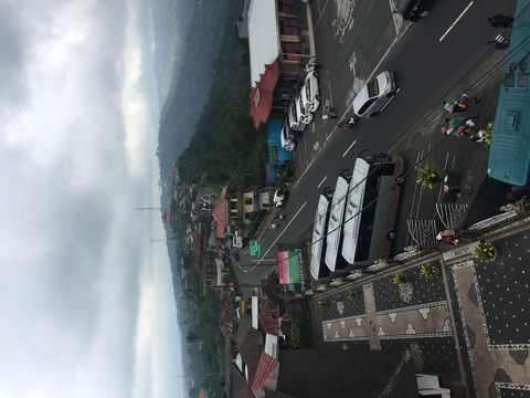 巴里岛高山火山