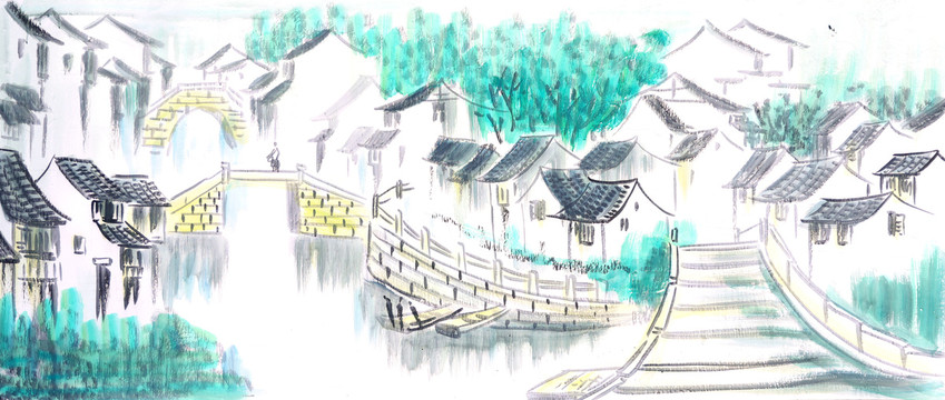 翠綠江南