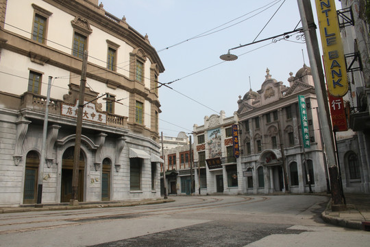 旧上海民国街景