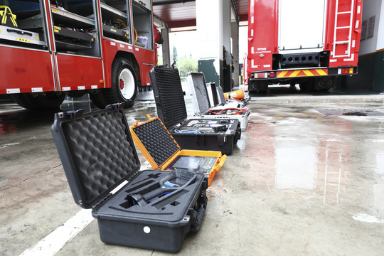 消防队消防救援器材