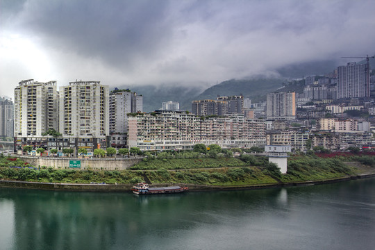 重庆彭水县城风光