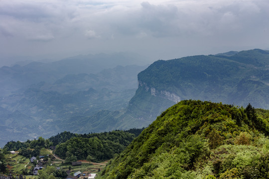 重庆摩围山风光