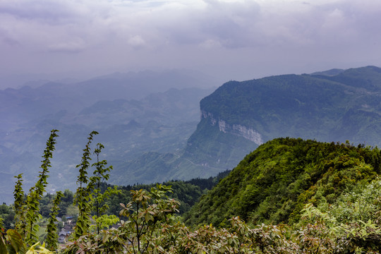 重庆摩围山风光