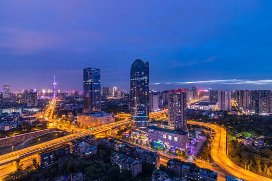 成都电视塔夜景