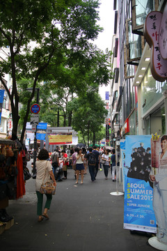 韩国首尔商业街