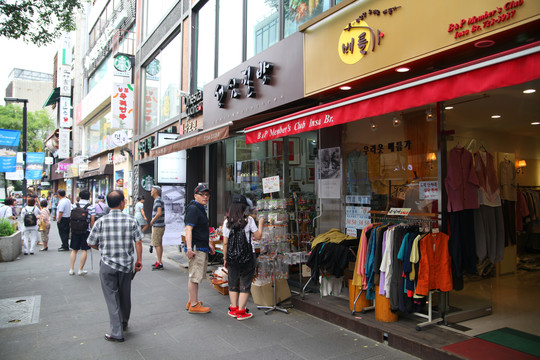 韩国首尔商业街