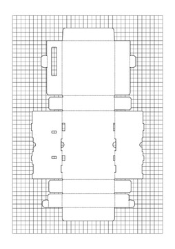 盒子分解图