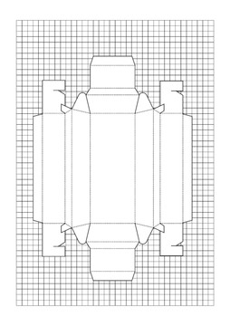 盒子分解图
