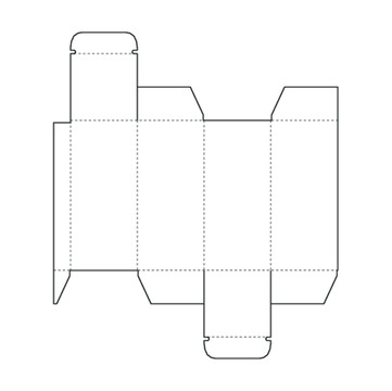 盒子分解图