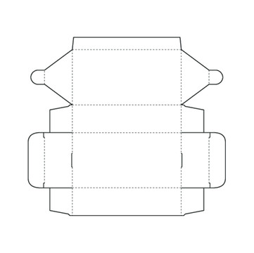 盒子分解图