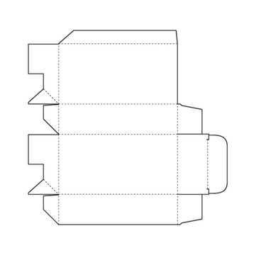 盒子分解图