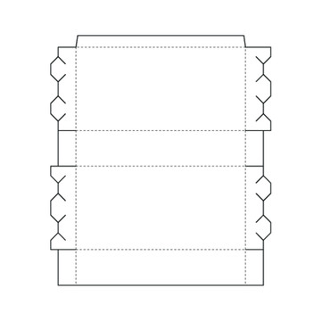 盒子分解图