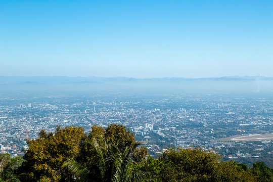 素贴山山顶俯视