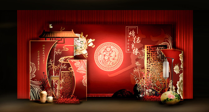 中式合影區(qū)