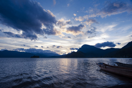 泸沽湖风光