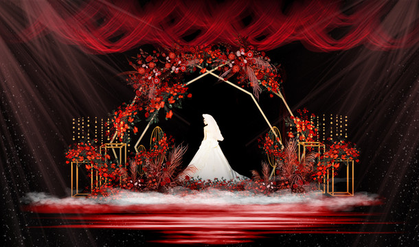森系婚禮儀式區(qū)