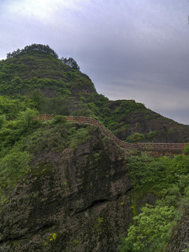 金华九峰山山路栈道